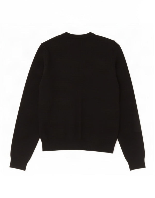 Marks & Spencer Krótki sweter damski UK 12 Średni czarny wiskoza