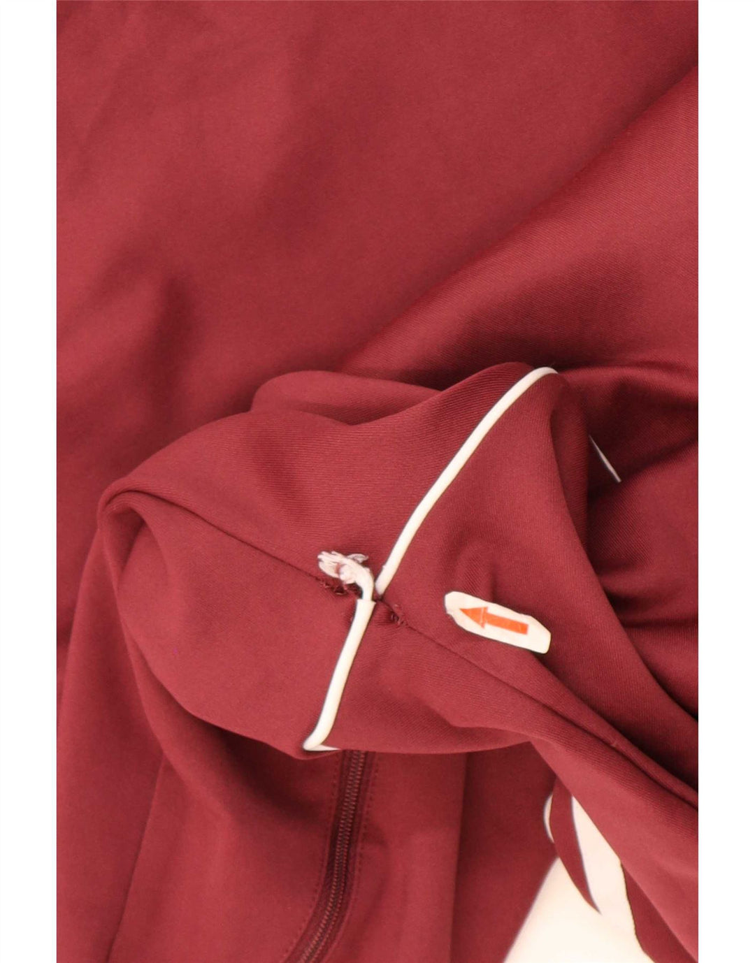 Adidas Męska bluza dresowa, mała, bordowa