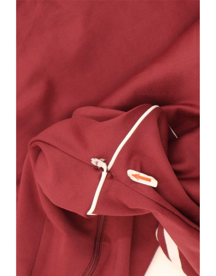 Adidas Męska bluza dresowa, mała, bordowa