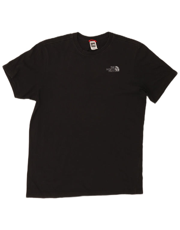 Męski T-shirt z grafiką The North Face, bawełniany, średni czarny