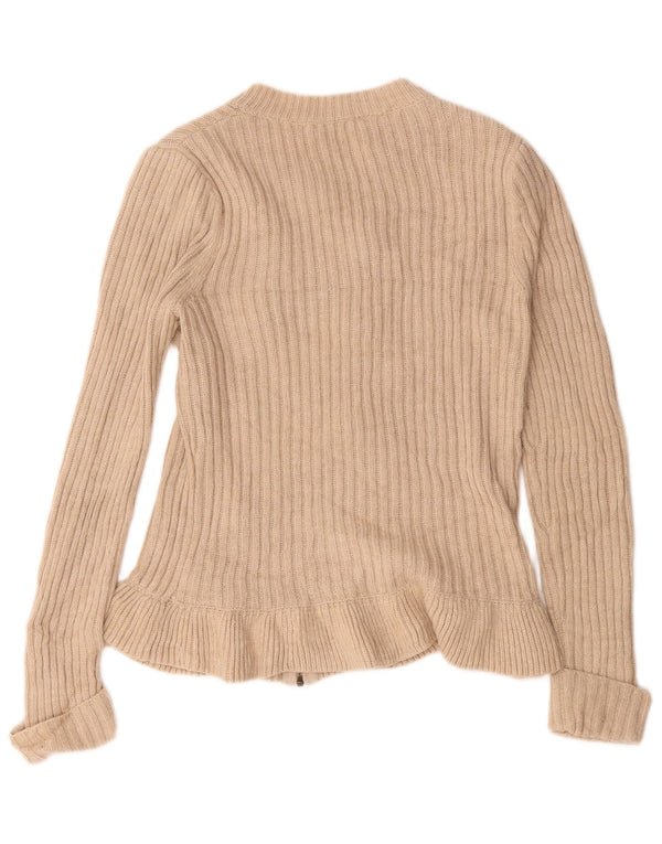 Sweter damski Marks & Spencer UK 16, duży, beżowy, akrylowy