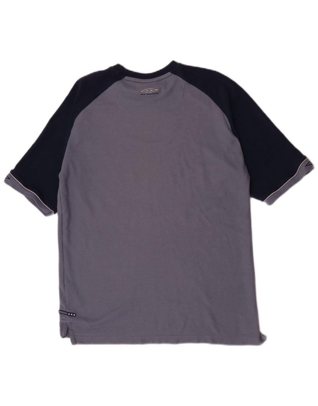 T-shirt męski Umbro, duży, niebieski, poliestrowy blok kolorów