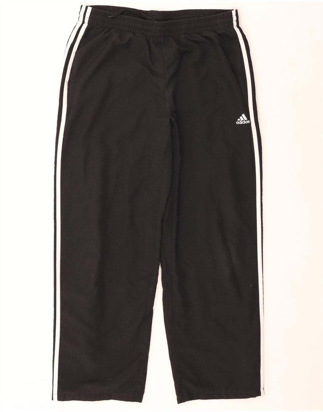 Męskie spodnie dresowe Adidas, średni czarny poliester