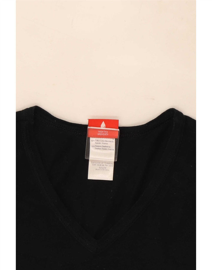 Męska koszulka Puma Top, średnia czarna, bawełniana