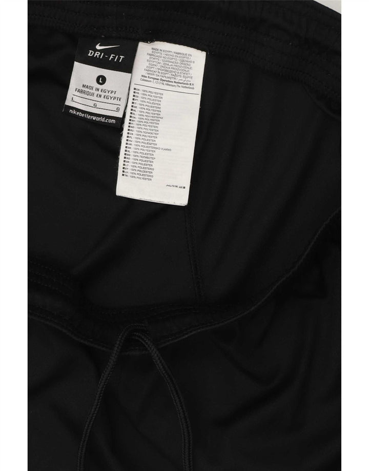 Męskie spodenki sportowe Nike Dri Fit, duże, czarne, poliestrowe