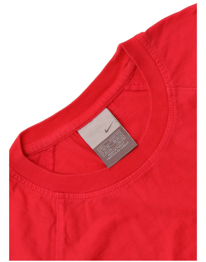 Damska koszulka z grafiką Nike Top UK 14/16, duża czerwona