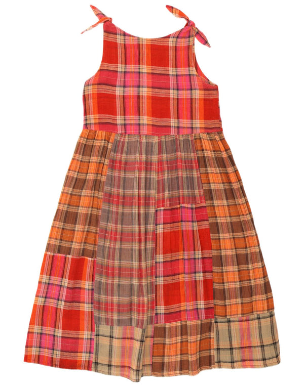 Sukienka damska w stylu vintage, UK 14, średnia, wielobarwna, patchworkowa bawełna