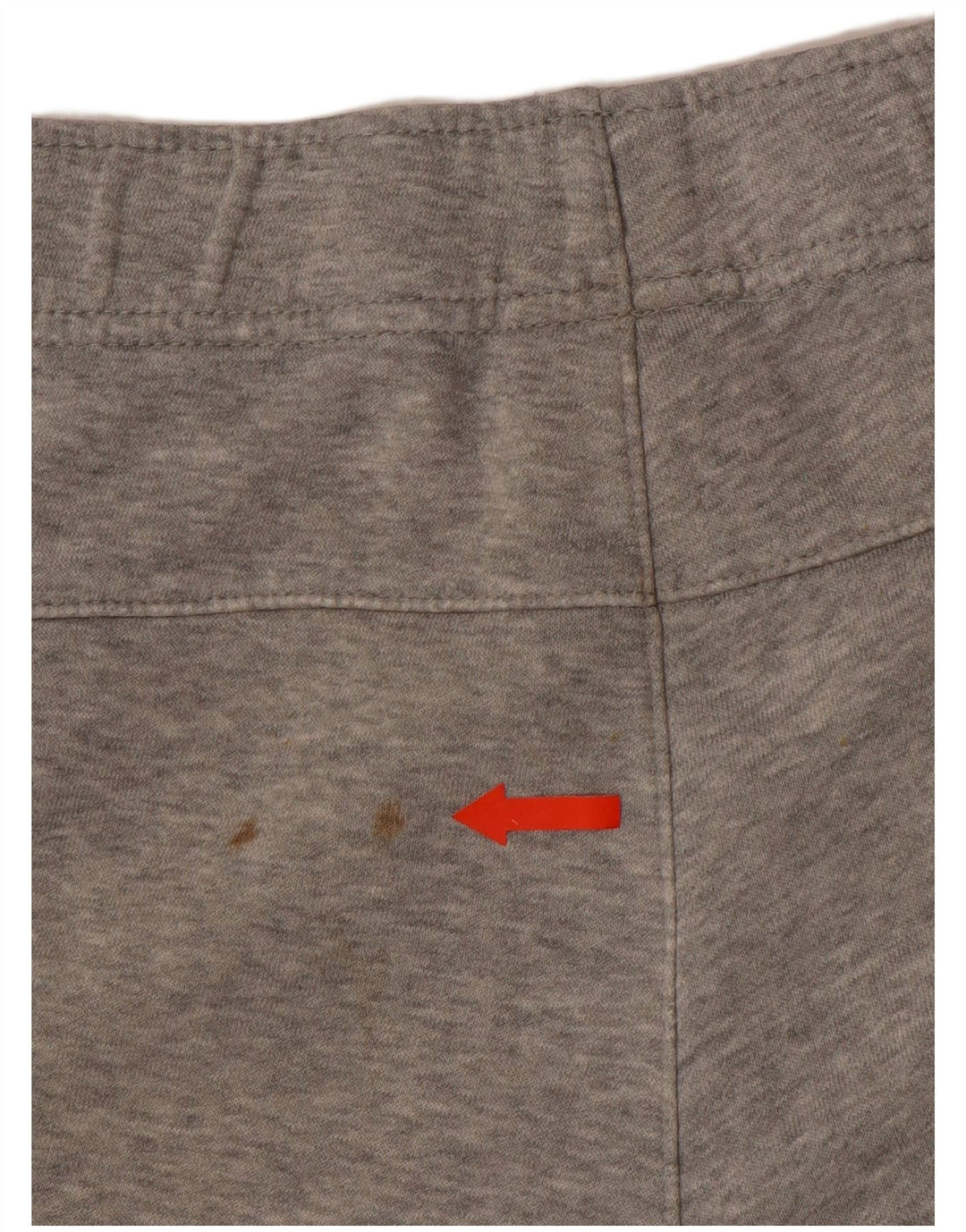 Męskie spodnie dresowe NIKE Joggery, duże, szare, bawełniane z blokami kolorów