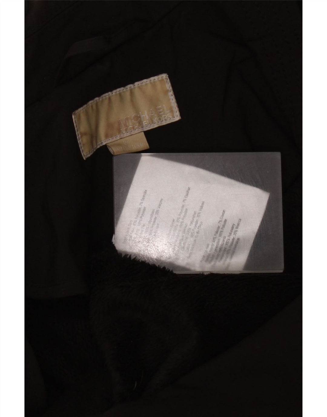 Damska kurtka wojskowa Michael Kors UK 18 XL, czarny poliester