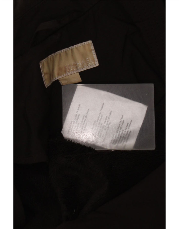 Damska kurtka wojskowa Michael Kors UK 18 XL, czarny poliester
