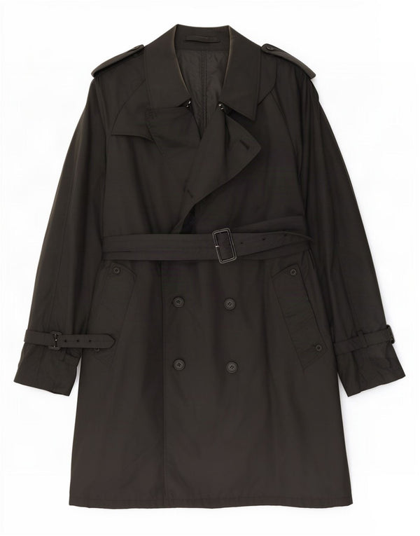 Trencz męski Aquascutum UK 44 2XL Czarny klasyczny