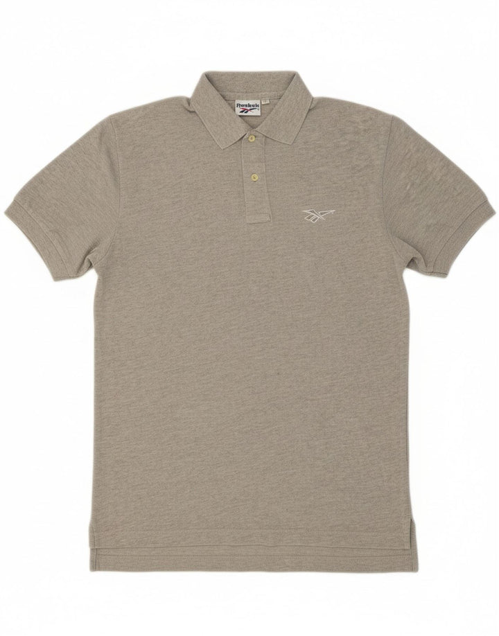 REEBOK Mens Polo Shirt Small Grey Cotton Vintage Reebok and Second-Hand Reebok from Messina Hembry 