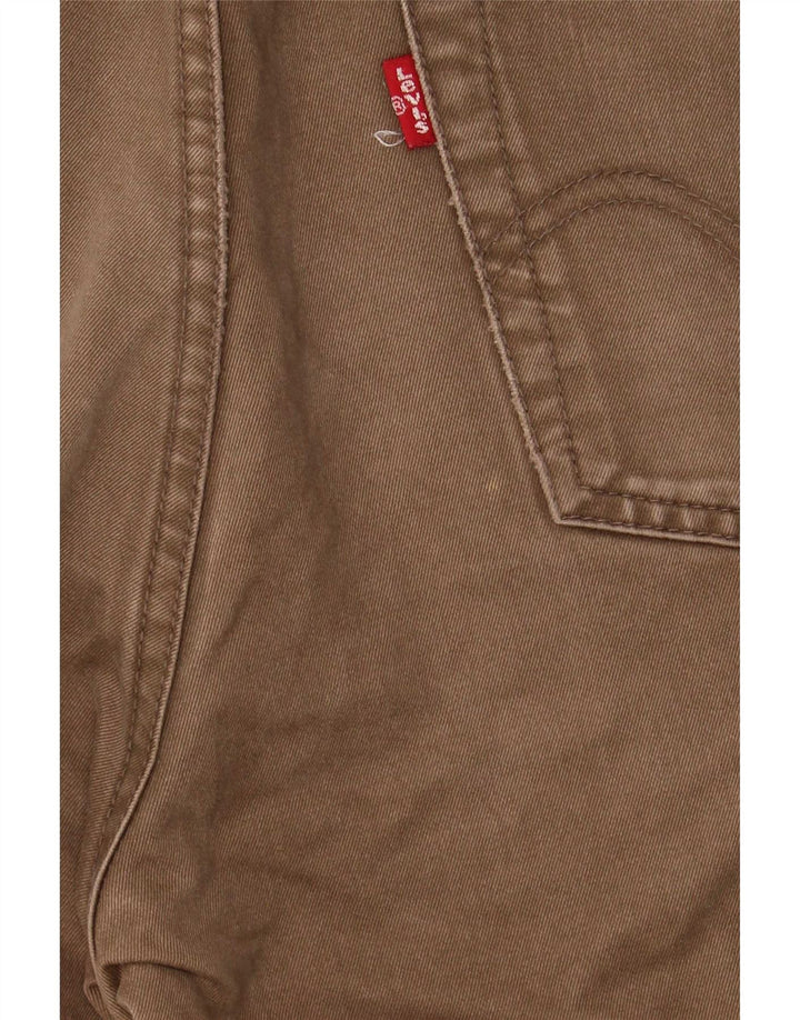 Męskie dżinsy Levi's 751 Straight W32 L30 Brązowa bawełna
