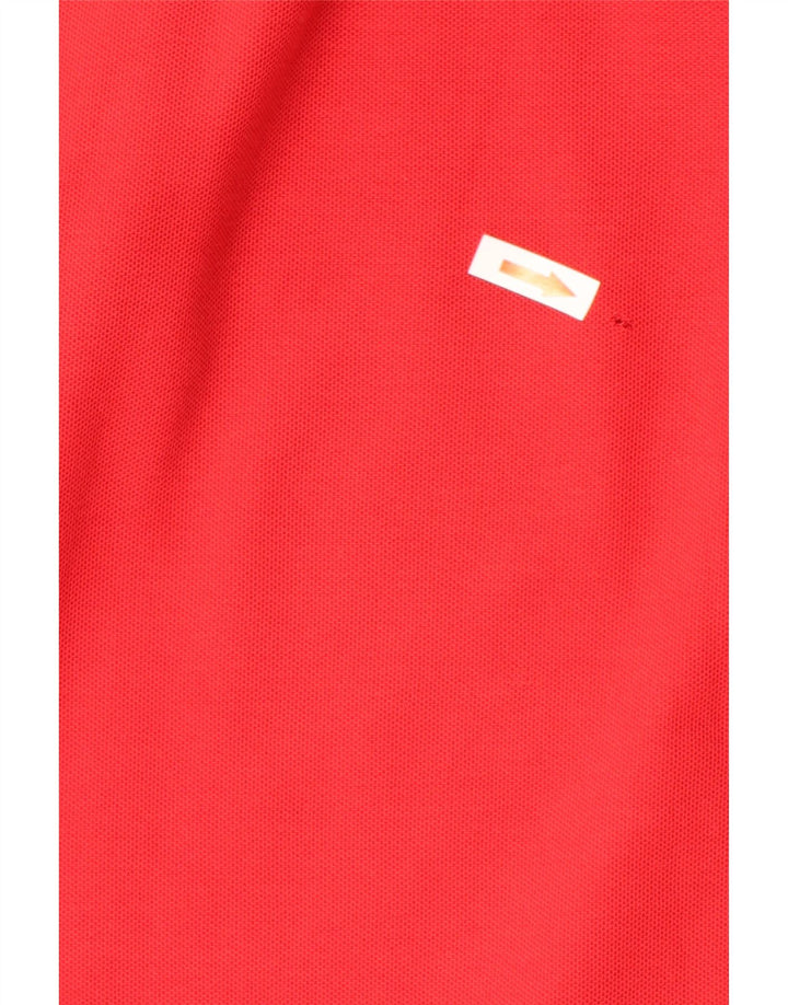 Męska koszulka polo Tommy Hilfiger, duża, czerwona, bawełniana