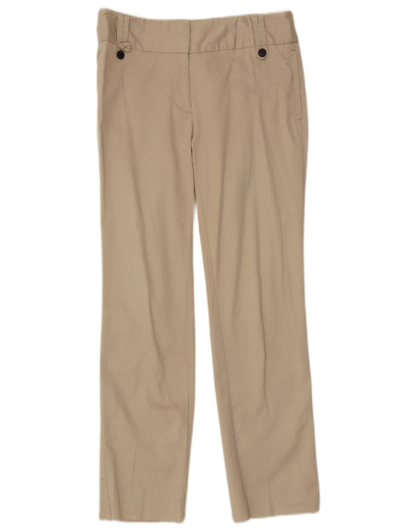 Spodnie damskie Zara Straight Chino EU 36 XS W26 L28 Beżowe