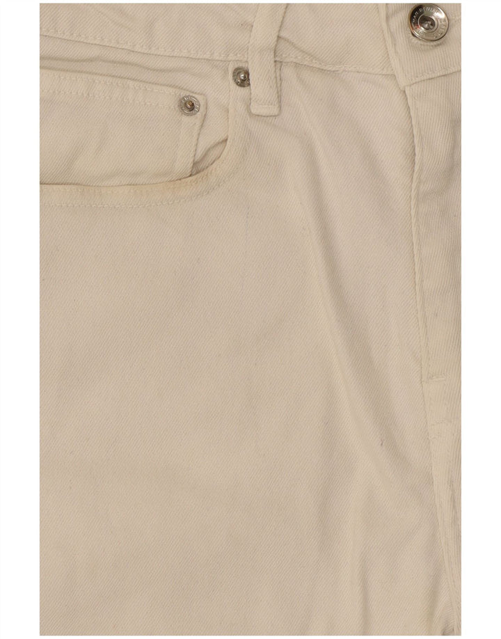 Męskie spodenki jeansowe Zara EU 38 Small W30 Biała bawełna
