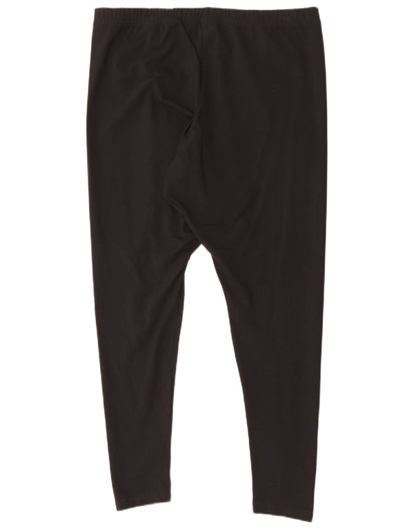 Legginsy damskie Adidas UK 28/30 3XL Czarna bawełna