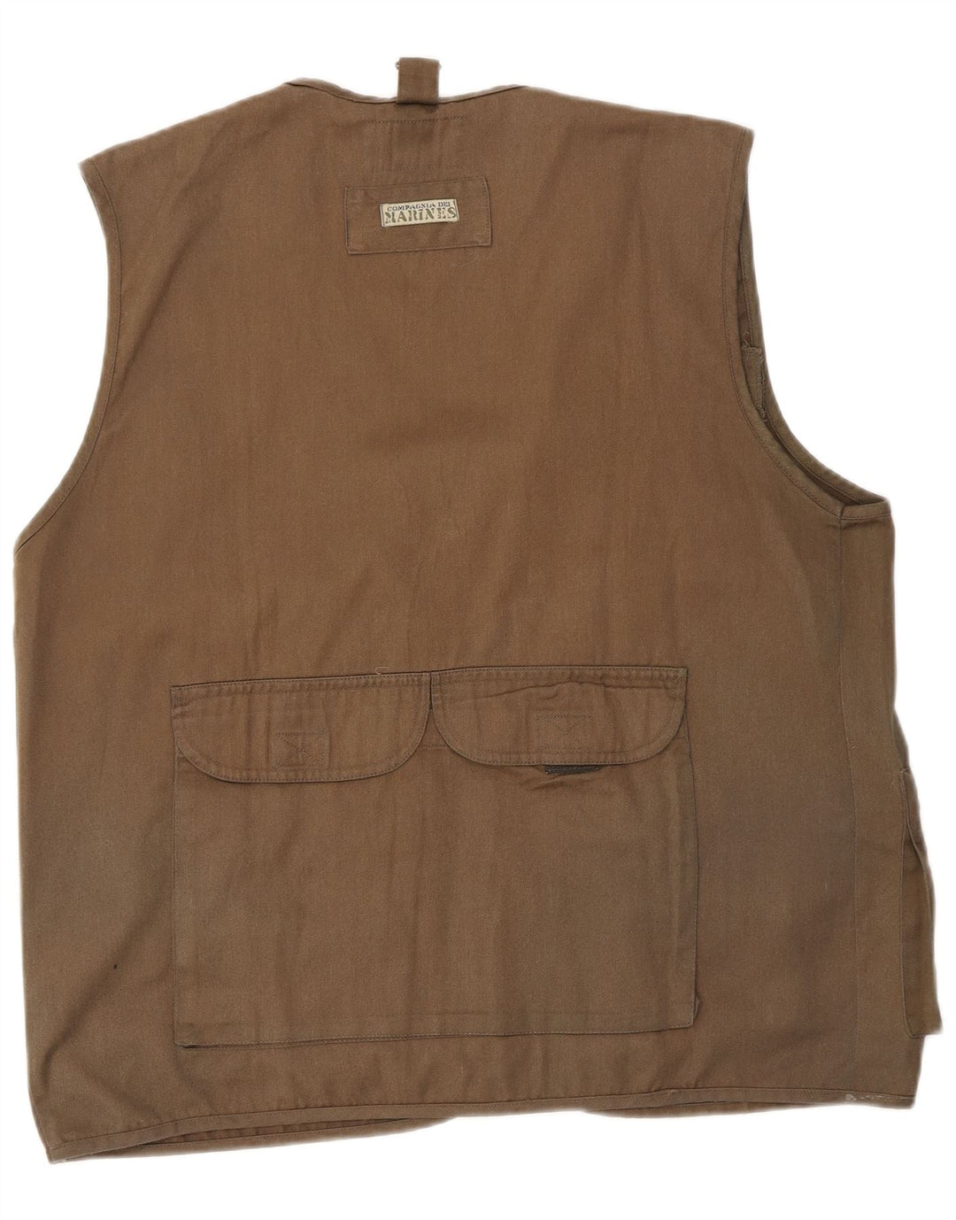 Męska kamizelka użytkowa Vintage UK 38 Średni brąz