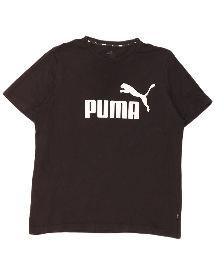 Męski T-shirt z grafiką Puma, XL, czarny