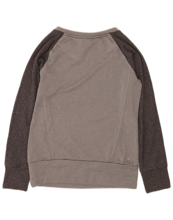 Damska bluza Adidas Climawarm Sweatshirt UK 8/10 Small Grey Colorblock