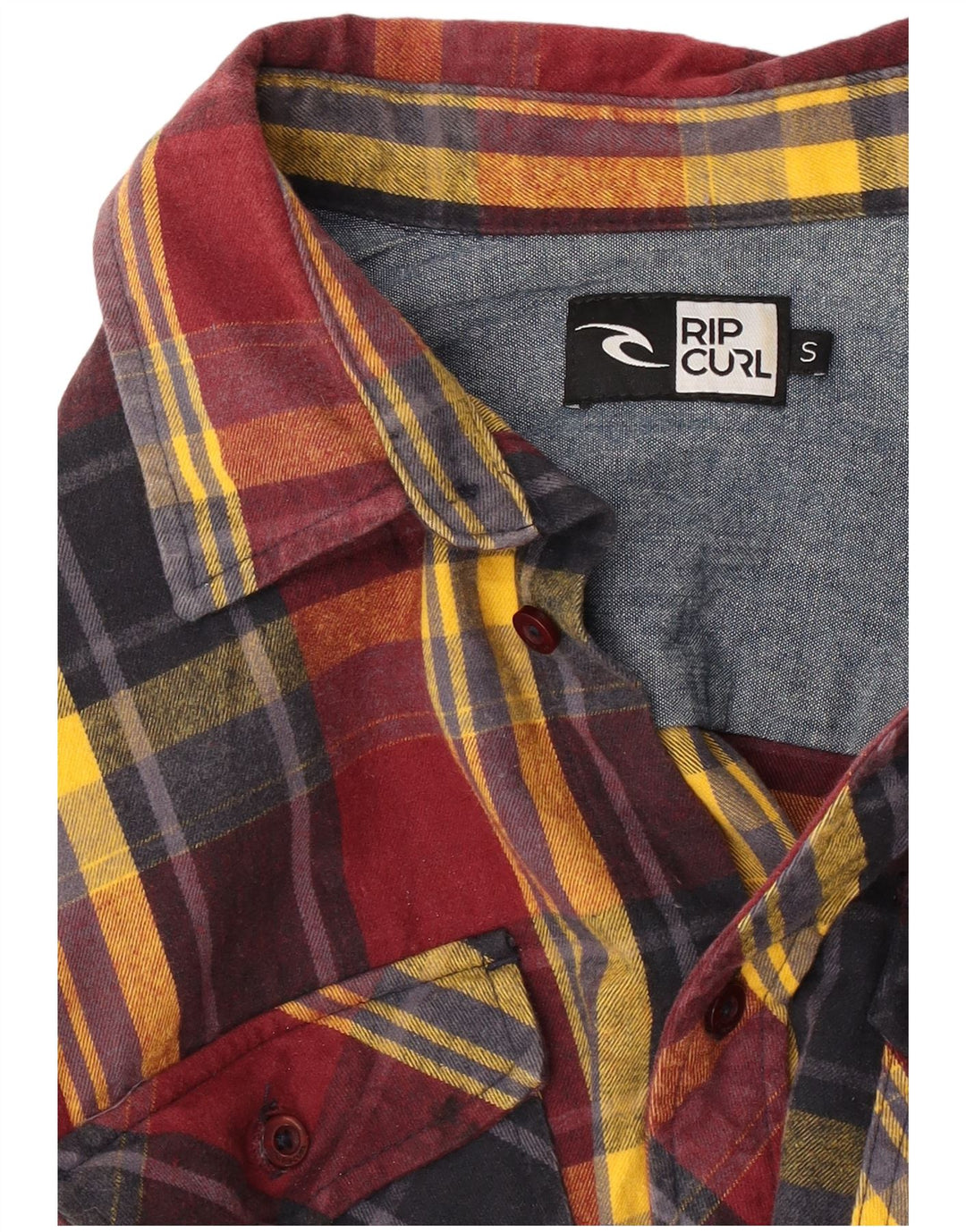 Męska koszula flanelowa Rip Curl w małą czerwoną kratkę