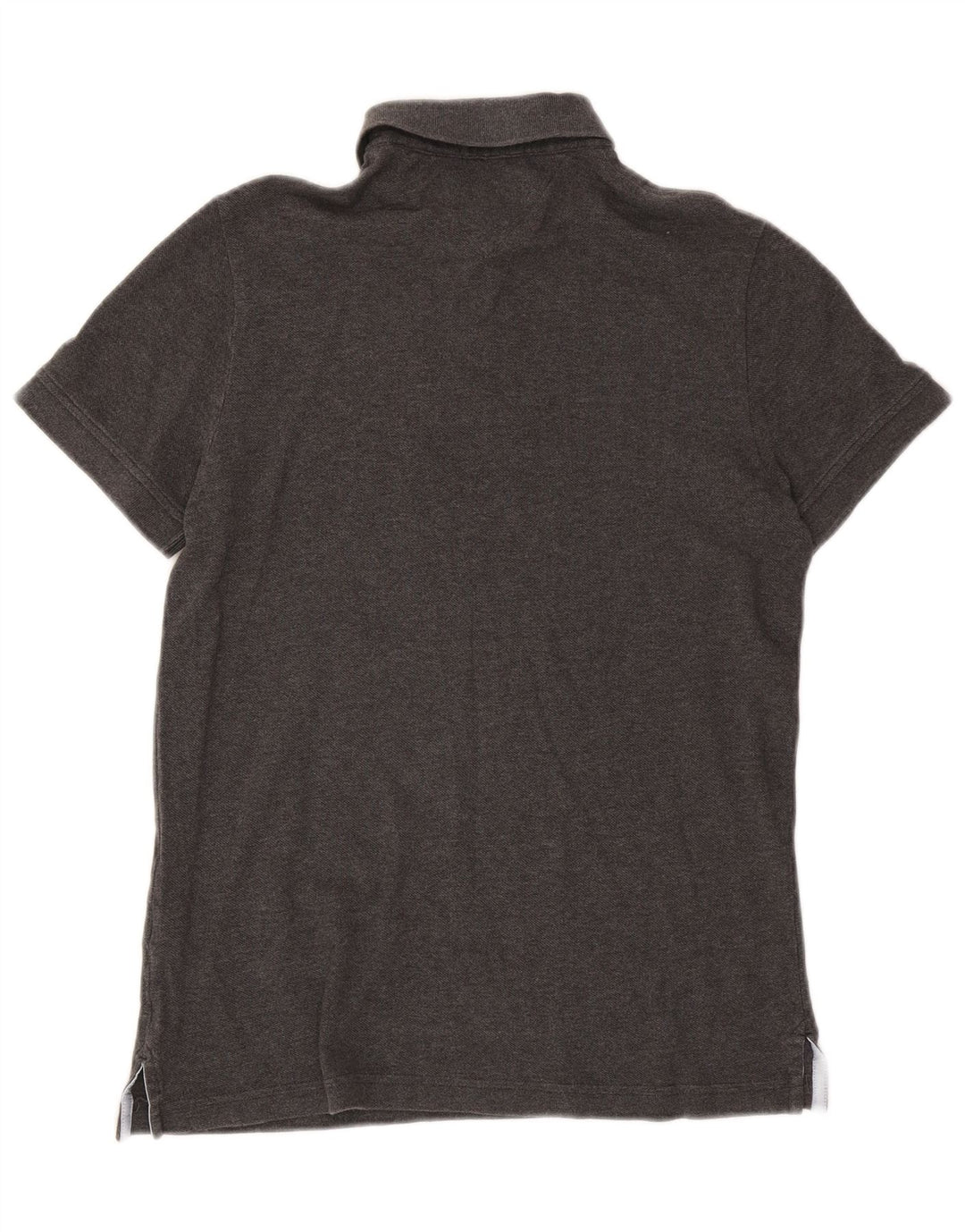 Męska koszulka polo Tommy Hilfiger, mała, szara, bawełniana