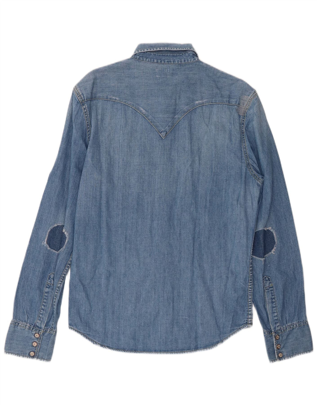 Męska koszula dżinsowa LEVI'S, średnioniebieska, bawełniana