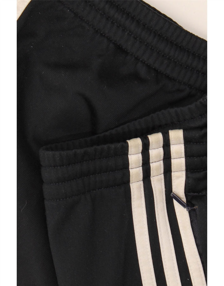 ADIDAS Mens Tracksuit Trousers UK 40/42 Medium Black Polyester Vintage Adidas and Second-Hand Adidas from Messina Hembry 