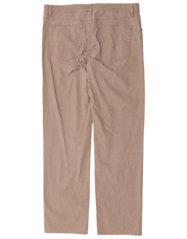 Męskie proste spodnie codzienne Pierre Cardin W36 L33 beżowe