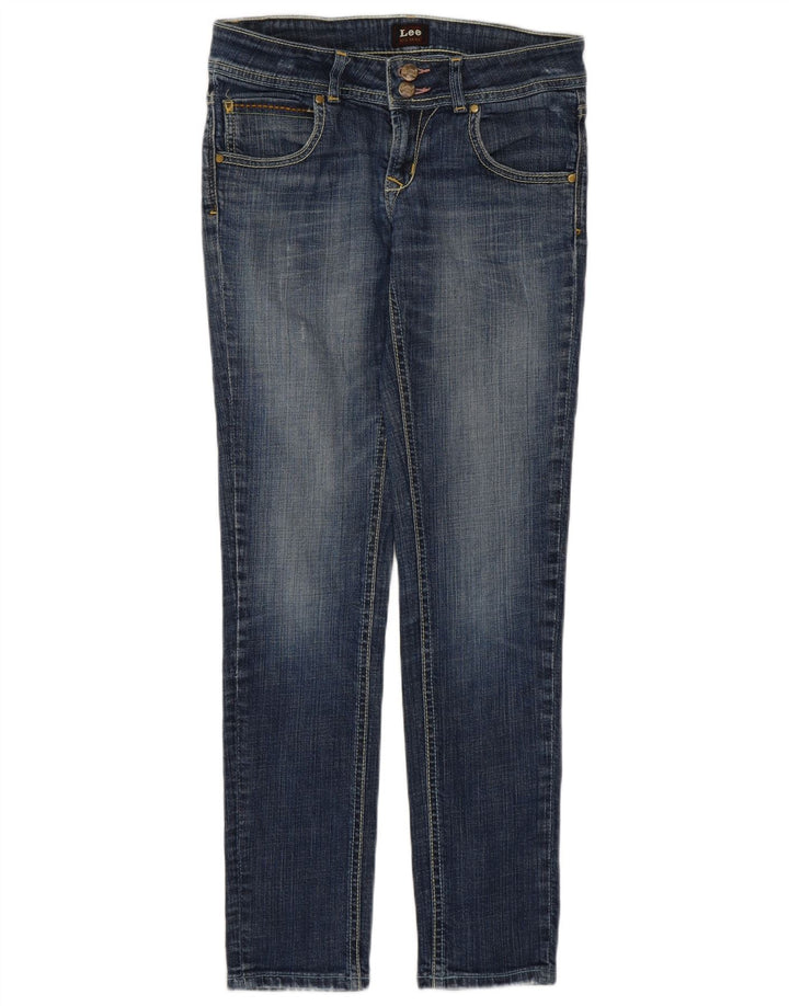 Damskie jeansy Lee Slim W28 L29 Niebieskie bawełniane