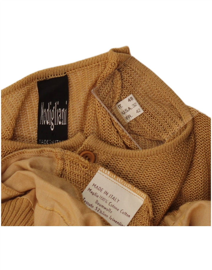 Damski sweter MODIGLIANI z okrągłym dekoltem IT 48 XL w kolorze beżowym