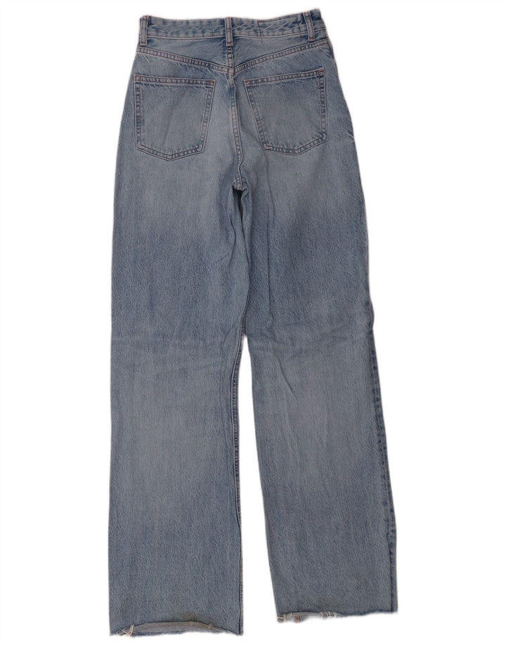 Damskie jeansy Bootcut z wysokim stanem Zara EU 38 Small W28 L33 Niebieskie bawełniane