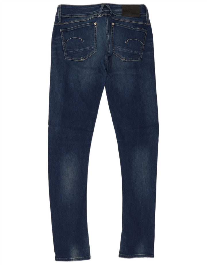 Damskie jeansy Skinny G-STAR Lynn W30 L32 Niebieska bawełna