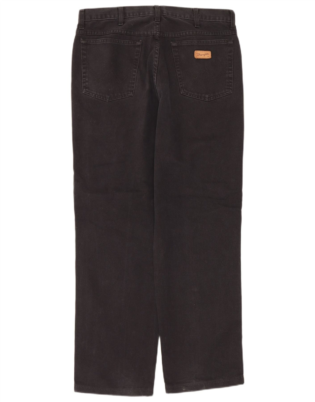 Męskie proste spodnie codzienne Wrangler W32 L30 czarne