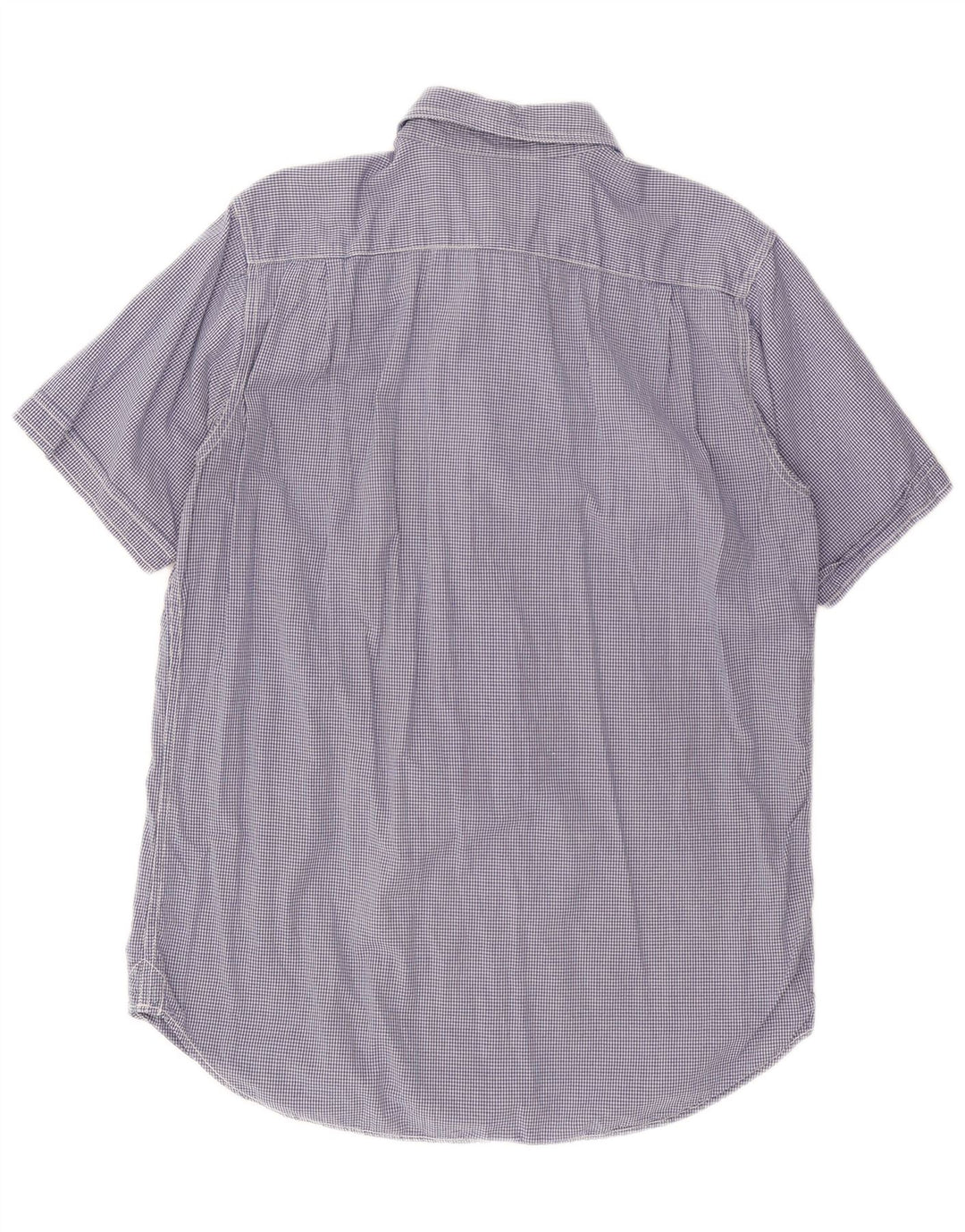 WOOLRICH Męska koszula z krótkim rękawem XL granatowa kratka