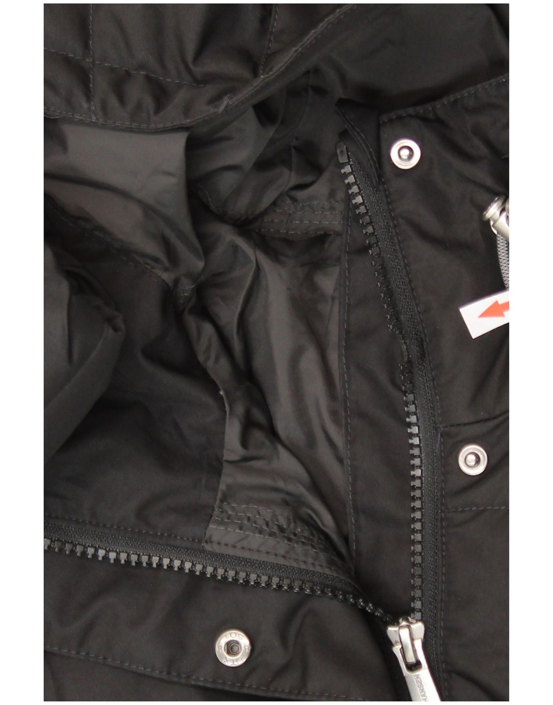 Damski ocieplany płaszcz z kapturem Helly Hansen UK 10, mały, czarny poliester