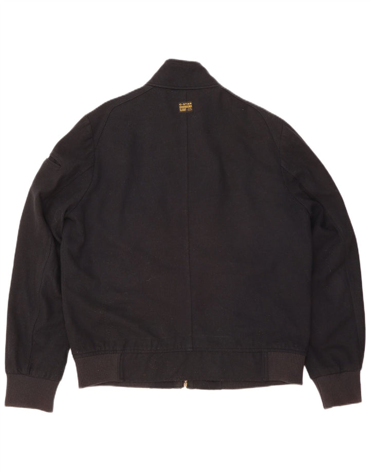 Męska kurtka bomberka G-Star UK 42 XL, granatowa, wełniana