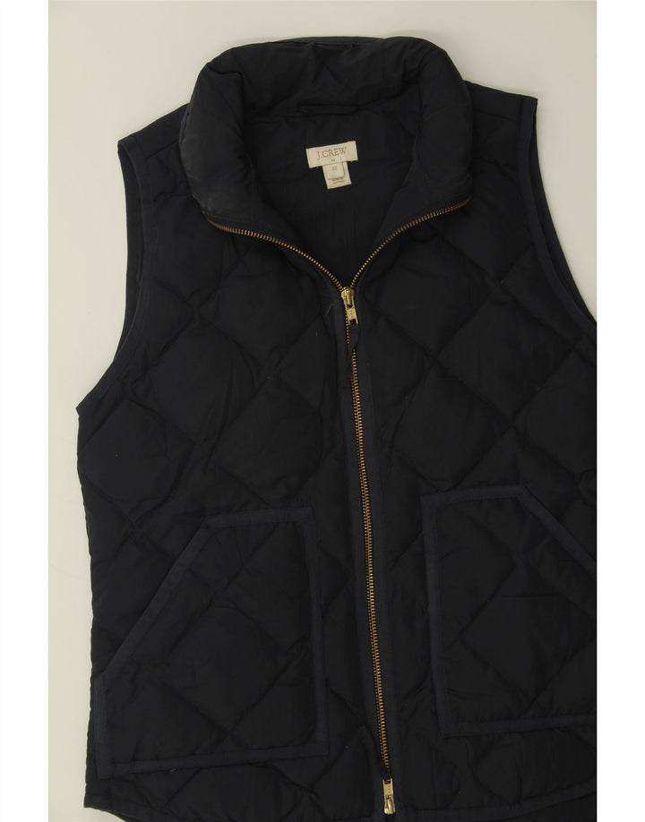 J. CREW Womens Padded Gilet UK 6 XS Navy Blue Polyester Vintage J. Crew and Second-Hand J. Crew from Messina Hembry 