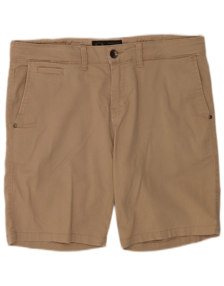 Męskie spodenki chino Oakley W34, duże, beżowe, bawełniane