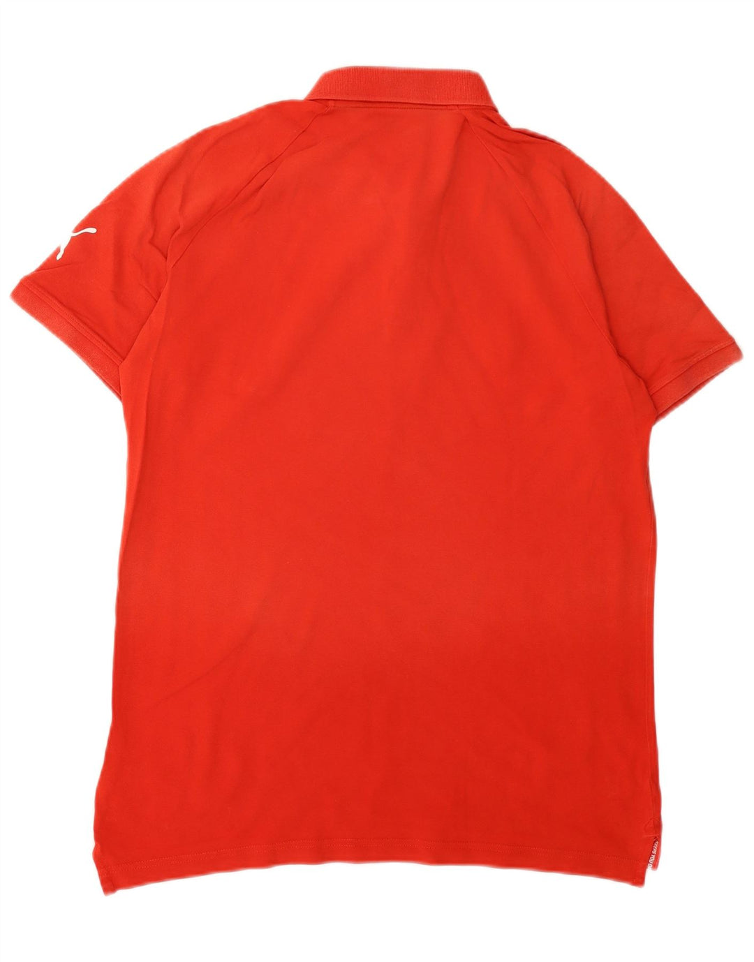 Męska koszulka polo Puma z grafiką, średnia czerwona, bawełniana sportowa