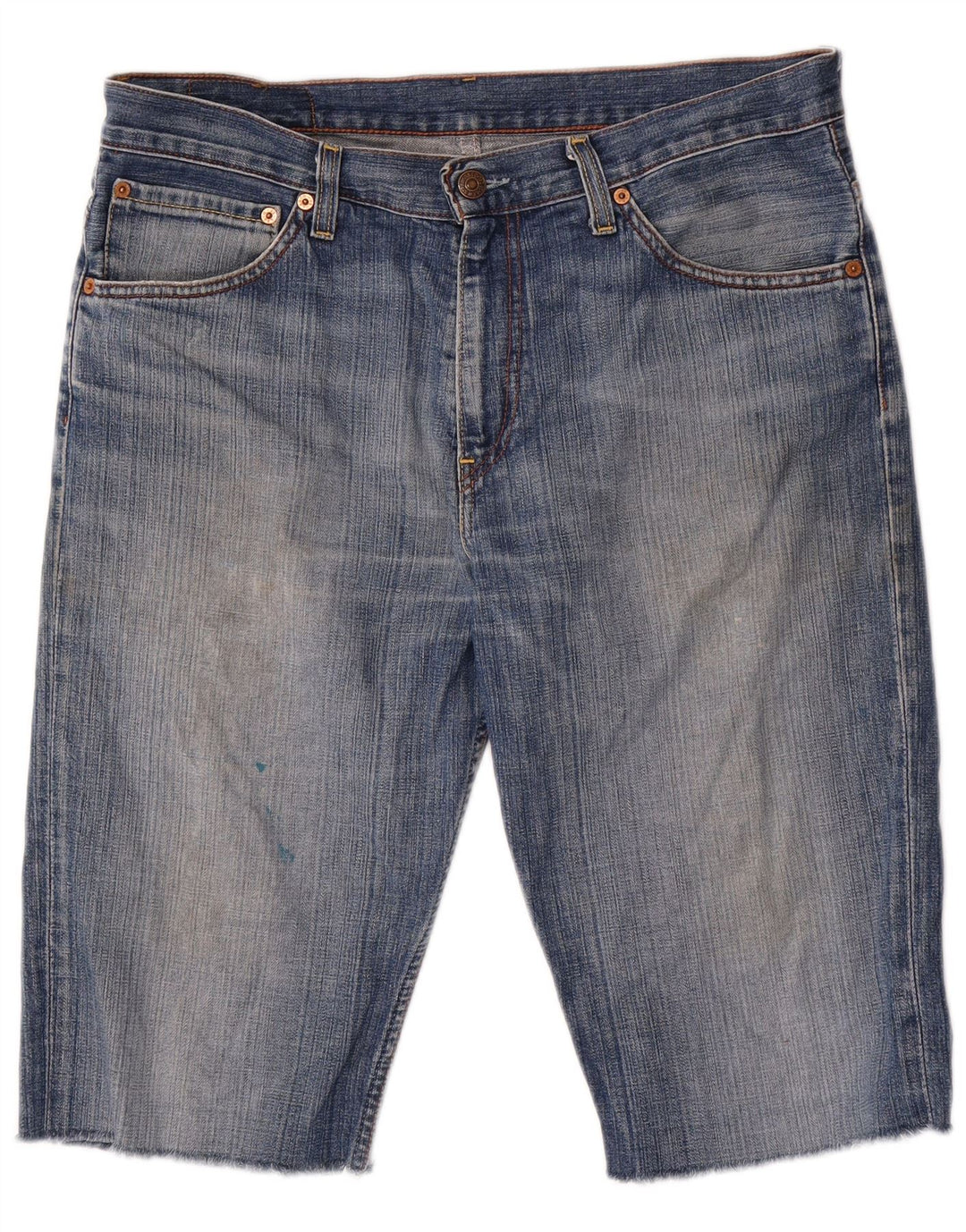 Męskie spodenki jeansowe LEVI'S 507 W34, duże, niebieskie, bawełniane