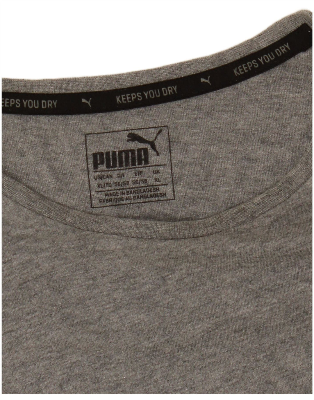 Męski T-shirt z grafiką Puma, XL, szary
