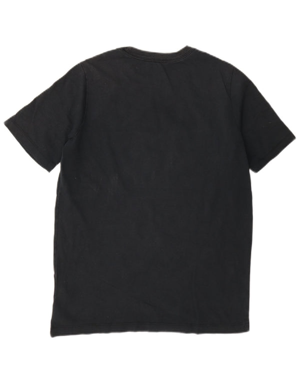 Chłopięcy T-shirt z grafiką Nike, 13-14 lat, XL, szara bawełna