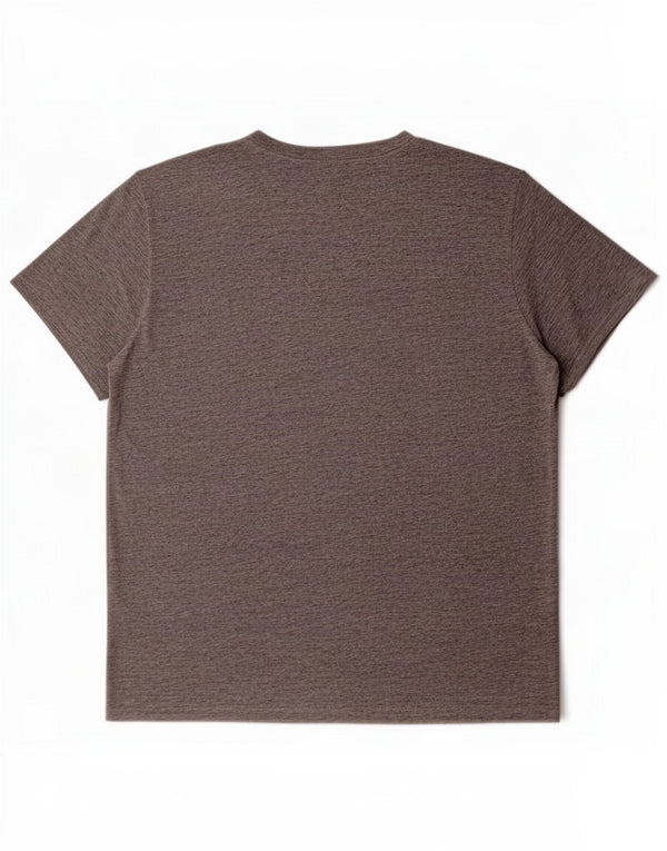 Męski T-shirt Champion z grafiką, duży, szary, z bawełny w plamki