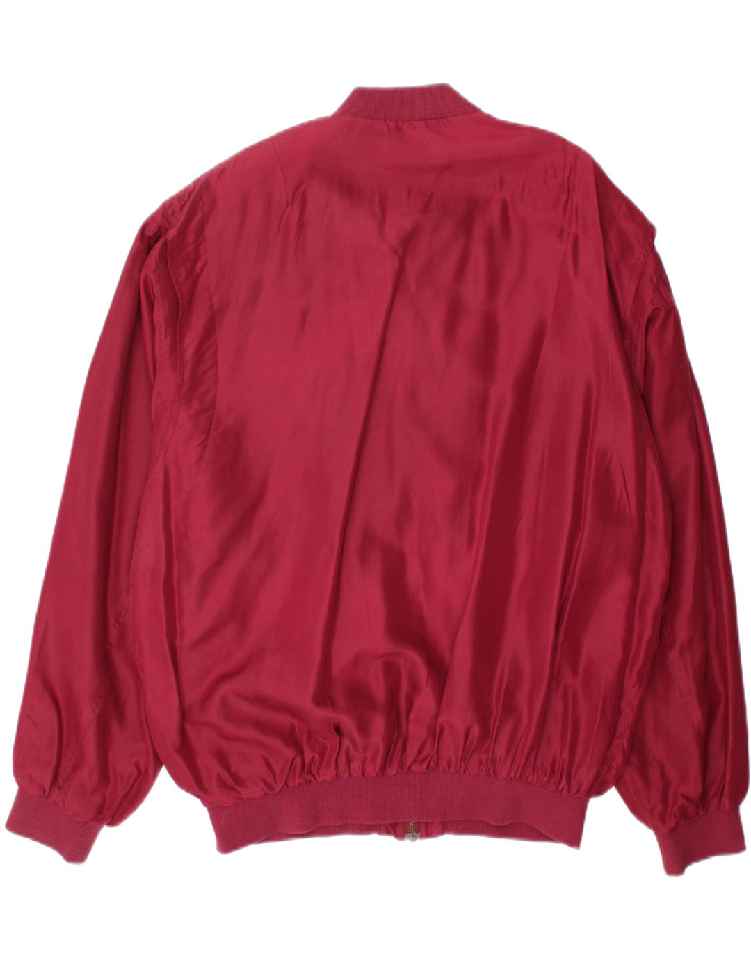 TIMOTHY Mens Paris Bomber Jacket UK 42 XL Burgundy Vintage Timothy and Second-Hand Timothy from Messina Hembry 