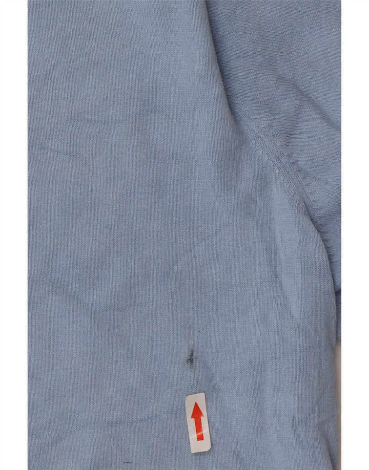 Męski sweter z okrągłym dekoltem Levi's, duży, niebieski, bawełniany
