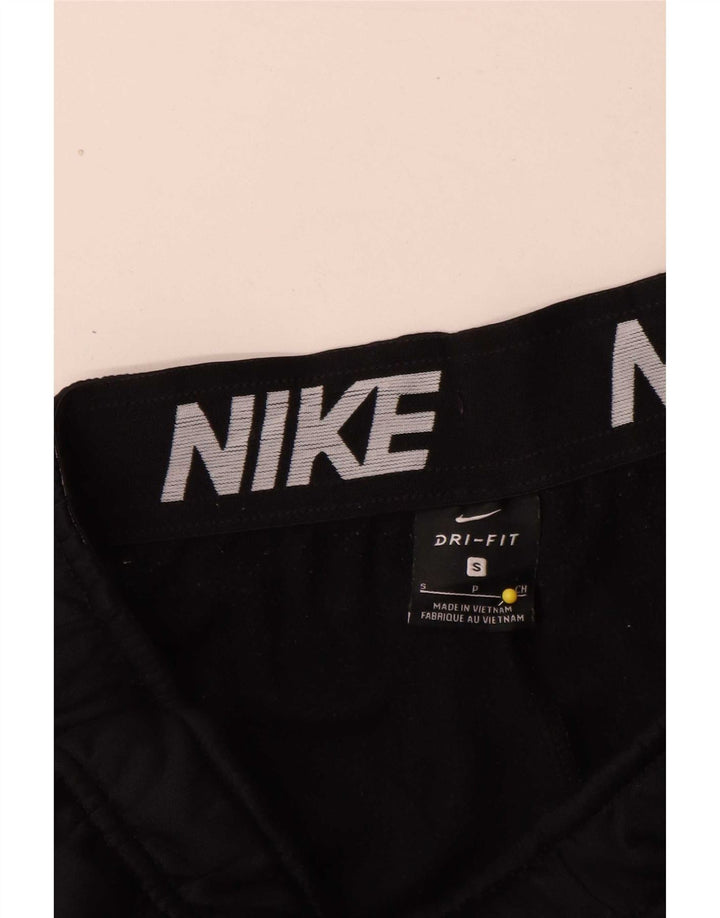 Męskie spodnie dresowe Nike, małe, czarne, sportowe, z poliestru