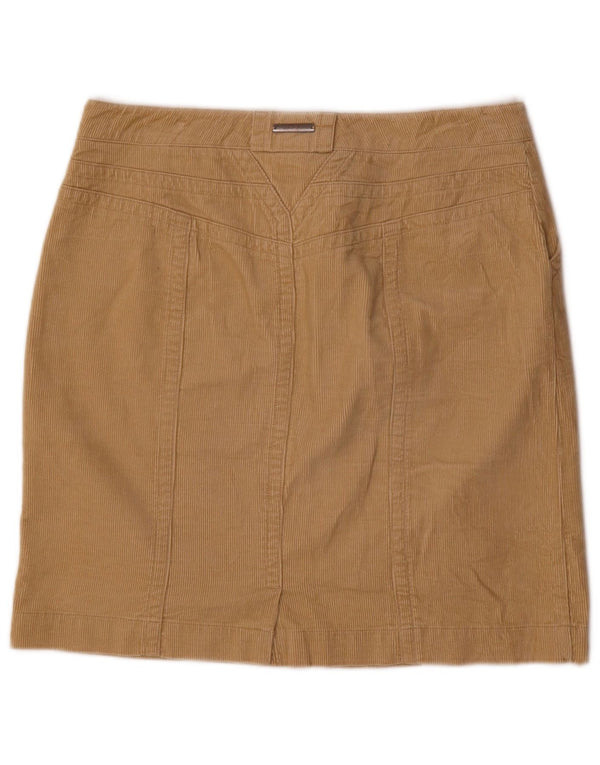 Damska spódnica sztruksowa Tommy Hilfiger US 8 Medium W32 Beżowa bawełna