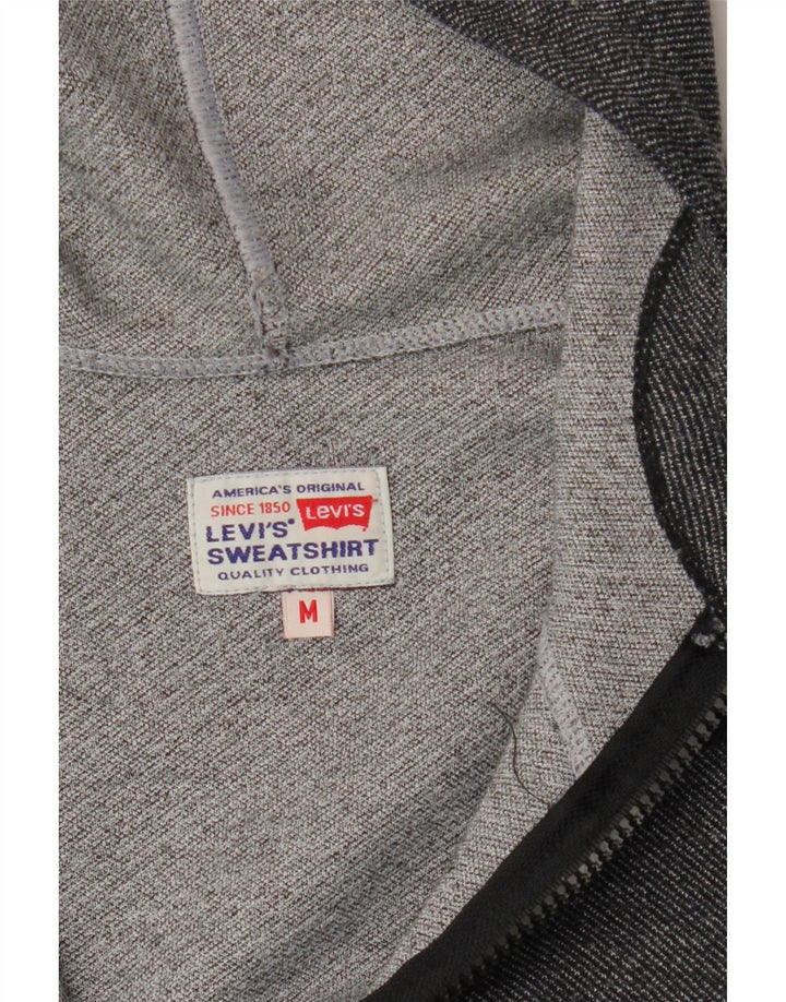 Damski sweter z kapturem i zamkiem LEVI'S UK 14, średni szary