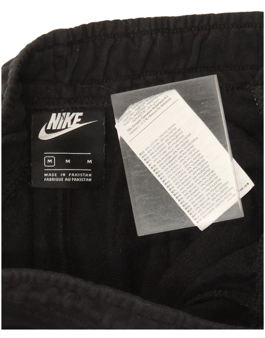 Damskie spodnie dresowe Nike Joggers UK 14 Średnia czarna bawełna